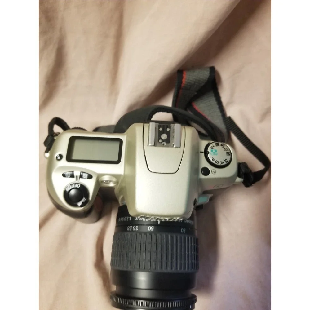Nikon N60 35mm SLR With 2 Lens AF Nikkon 70-300mm 1:4-5.6 G Lens , and 28-80